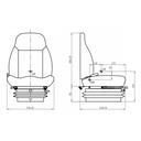 UnitedSeats seat LGV90/C1 AR - Comfort and Durability