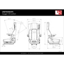 UnitedSeats Voyager C70 Comfort truck seat - High Comfort