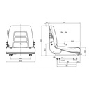 Unitedseats GS12 Seat for forklifts and other small transport