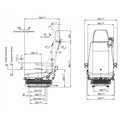 Pilot driver's seat P1098/M80H(216)