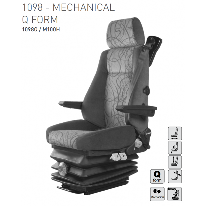 Pilot driver's seat P1098/M80H(216)